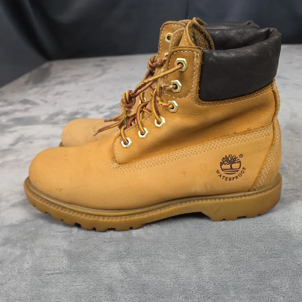 Timberland Original Classic 6-Inch Basic Waterproof Boots Nubuck Tan Men 7 M ...